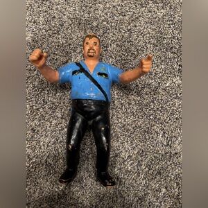 Vintage 1989 WWF LJN Big Boss Man Grand Toys Series 6 Black Card